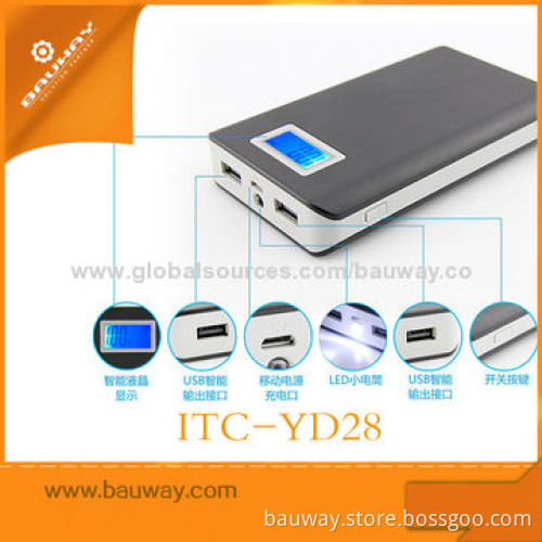 Battery Capacity Power Banks, 4 x 18650 Li-ion Cells, High-capacityNew